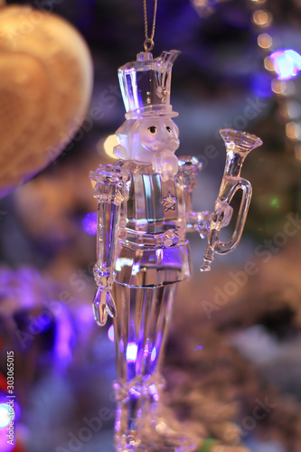 Christmas crystal soldier