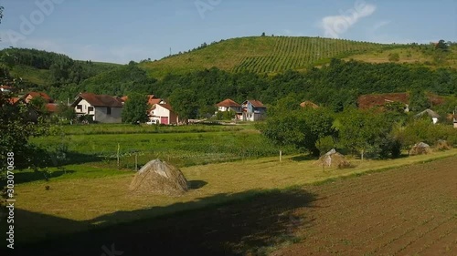 Beautiful views from famous Belgrade - Bar railroad passing through Serbia and Montenegro