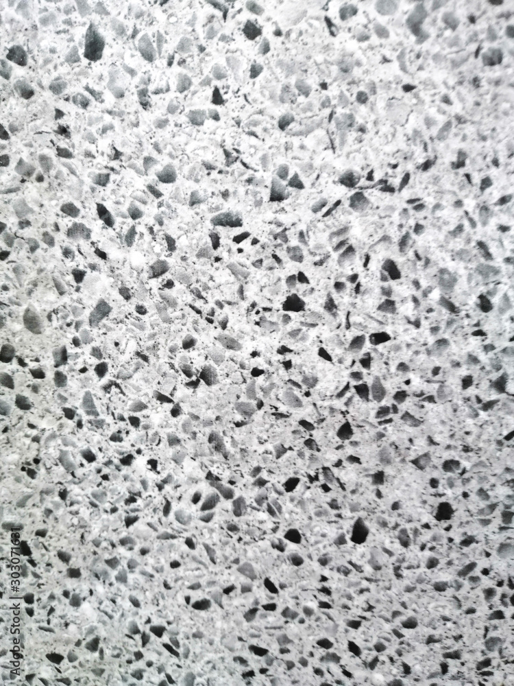 Beautiful abstract color surface gray black and white granite texture on white wall and white and black granite tiles floor pattern