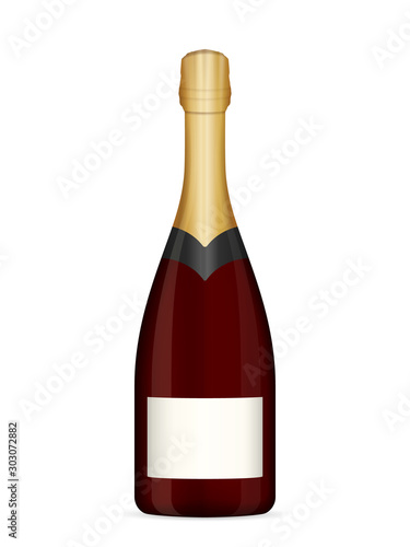 Champagne bottle