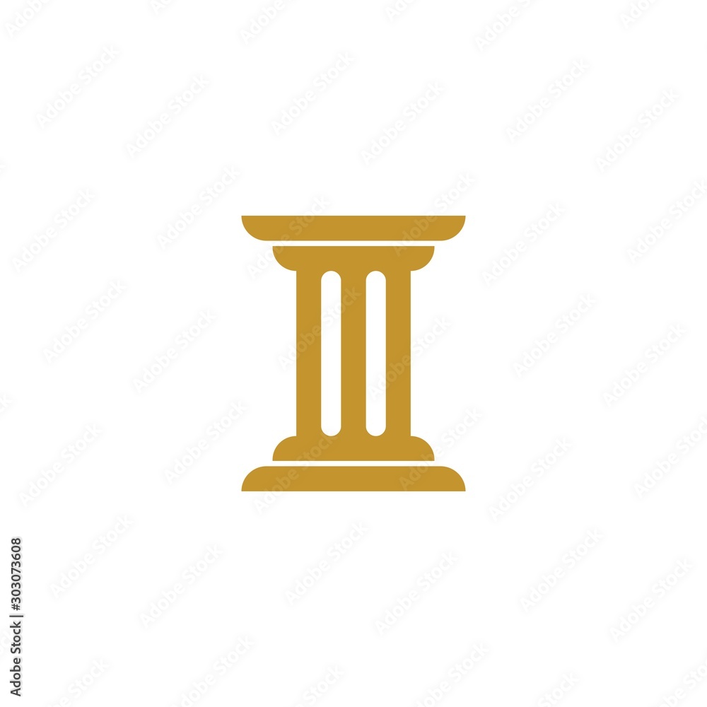 Pillar Logo Template. Column Vector illustration design Pillar Logo Template. Column Vector illustration design