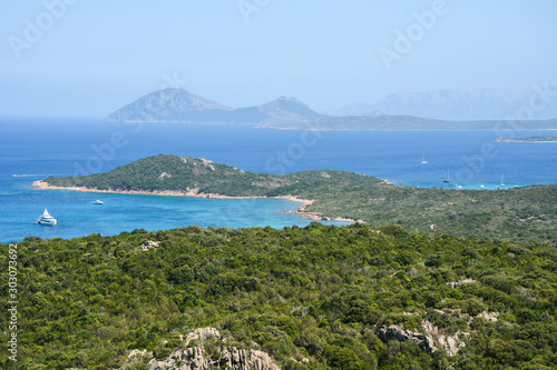view of the bay of sardenia photo