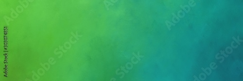 abstract painting background graphic with medium sea green, sea green and dark green colors and space for text or image. can be used as header or banner