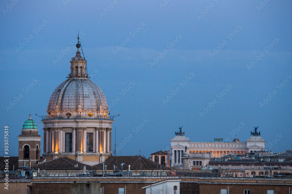 Looking Rome from Gianicolo's hill