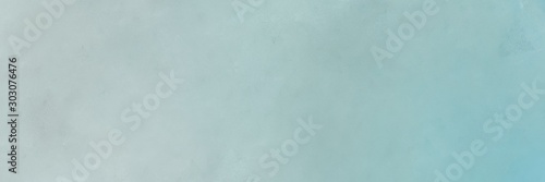 pastel blue, light gray and medium aqua marine color background with space for text or image. vintage texture, distressed old textured painted design. can be used as header or banner