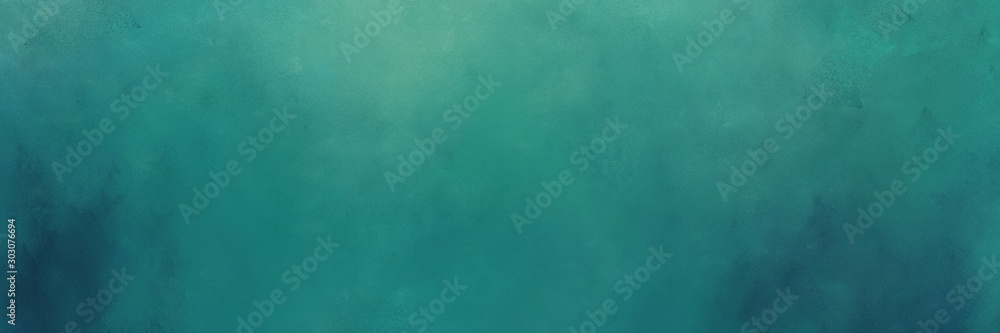 elegant painted vintage background illustration with teal blue, dark slate gray and cadet blue colors and space for text or image. can be used as header or banner
