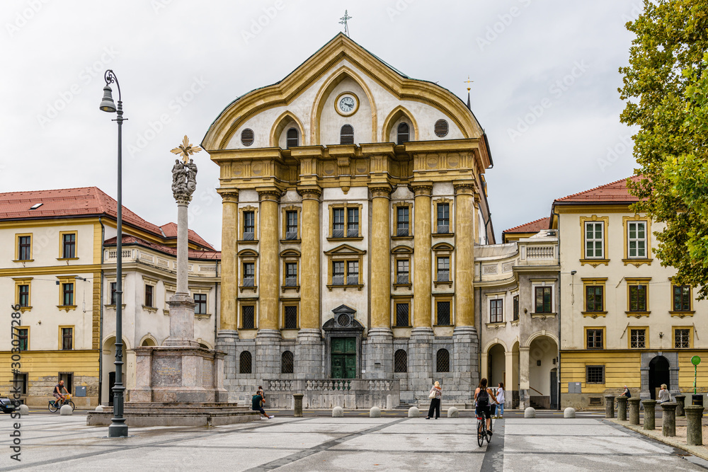 Fototapeta premium Lubiana, Slovenia