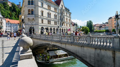 Lubiana, Slovenia, Tre Ponti photo