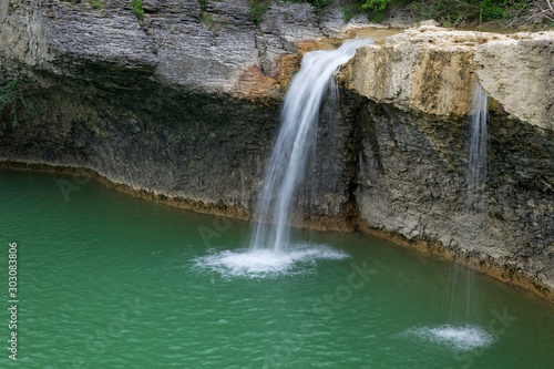 Zarecki krov waterfall in River Pazincica in Pazin