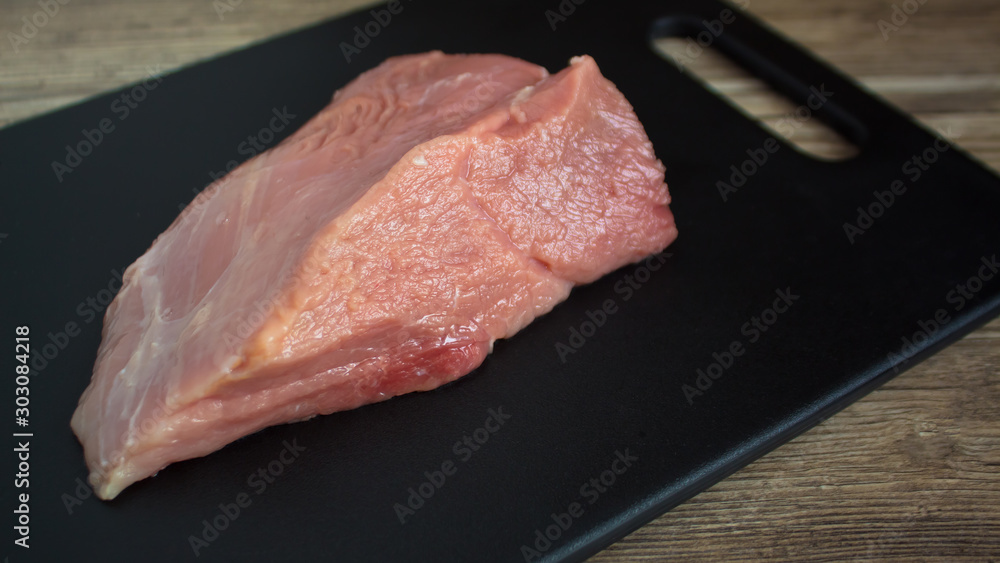Pieces of raw meat. Ingredients for cooking. Lamb, pork, beef, lamb. Farming, eco-friendly production Pieces of raw meat. Ingredients for cooking. Lamb, pork, beef, lamb. Farming, eco-friendly production