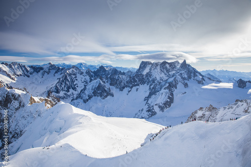 Scenic Aiguille du Midi, Chamonix-France © belyaaa