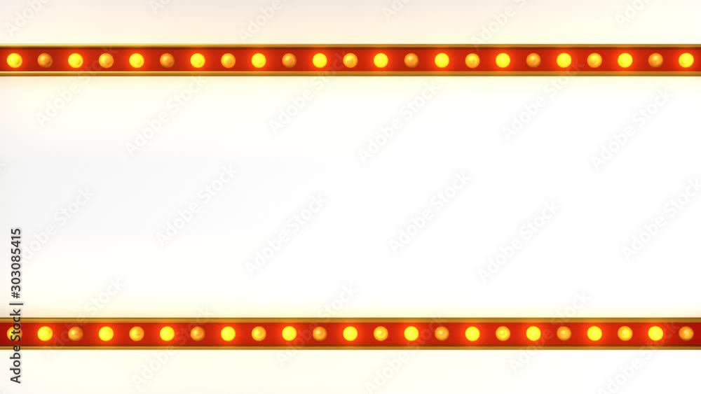 marquee light board sign retro on white background. 3d rendering marquee light board sign retro on white background. 3d rendering