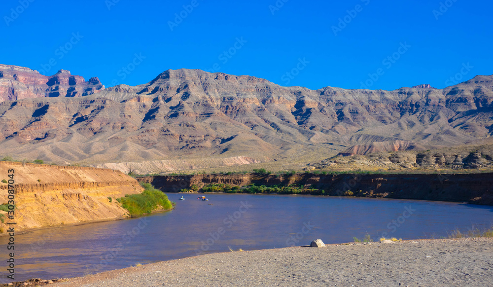 Panoramic view of Colorado River