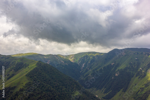 Russian region  Chechen Republic  Caucasus Mountains