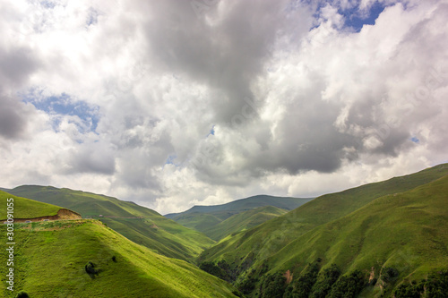 Russian region, Chechen Republic, Caucasus Mountains