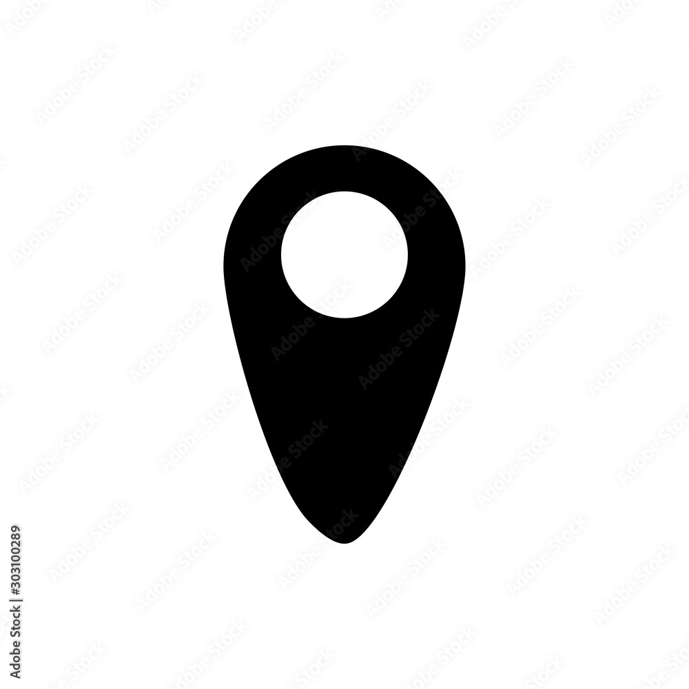 Location icon. Map pin symbol. Logo design element Location icon. Map pin symbol. Logo design element