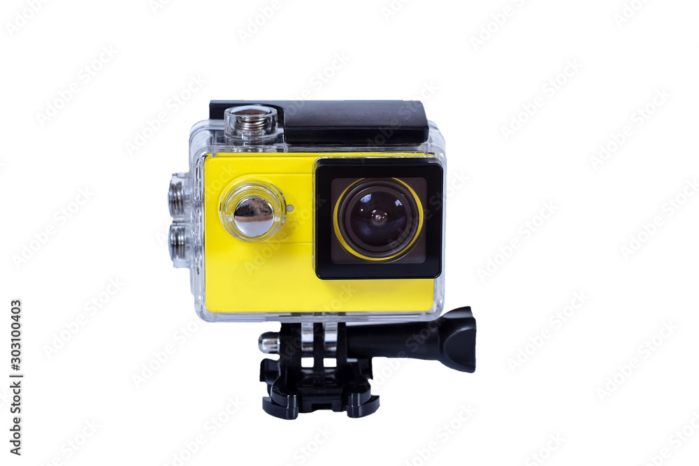 Action camera with housing case ,Protection Camera On the sea.