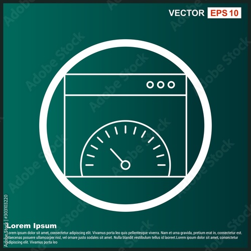 browser speed icon for your project