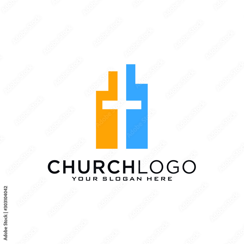 Church vector logo symbol graphic abstract template Church vector logo symbol graphic abstract template