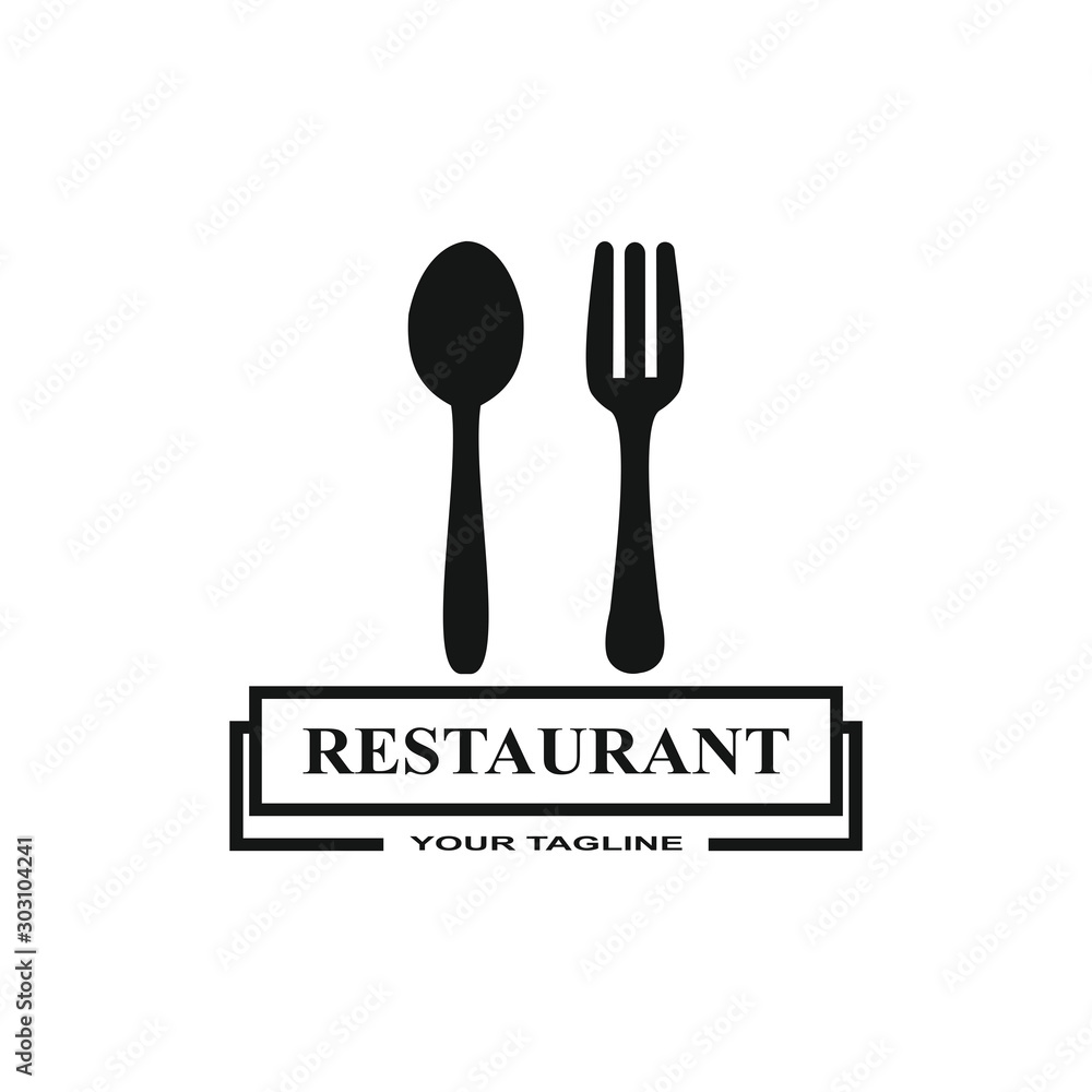 Restaurant logo vector icon symbol illustration Restaurant logo vector icon symbol illustration