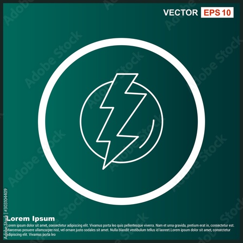 Lightening  icon for your project