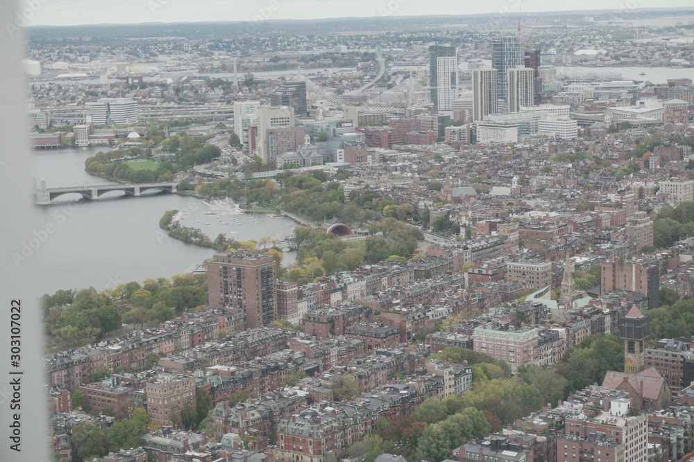 Fototapeta premium Sicht aus dem Prudential Center