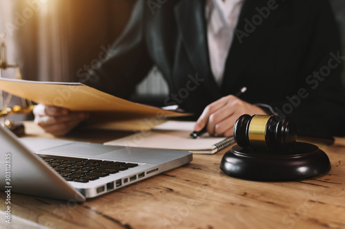 Photography justice and law concept