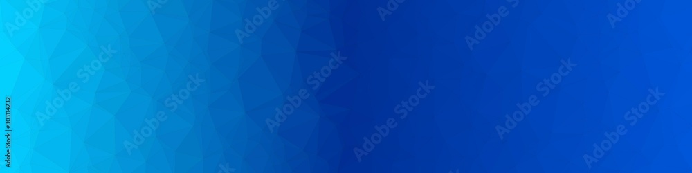 Obraz premium deepblue Color Abstract trianglify Generative Art background illustration