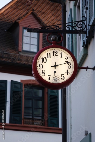 old street clock
