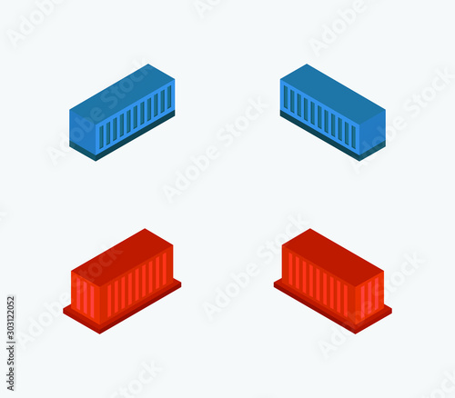 isometric container