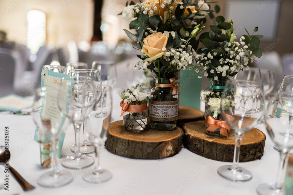 Décoration table mariage - Banquet