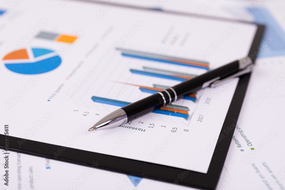 documents on the table, office workplace documents on the table, office workplace