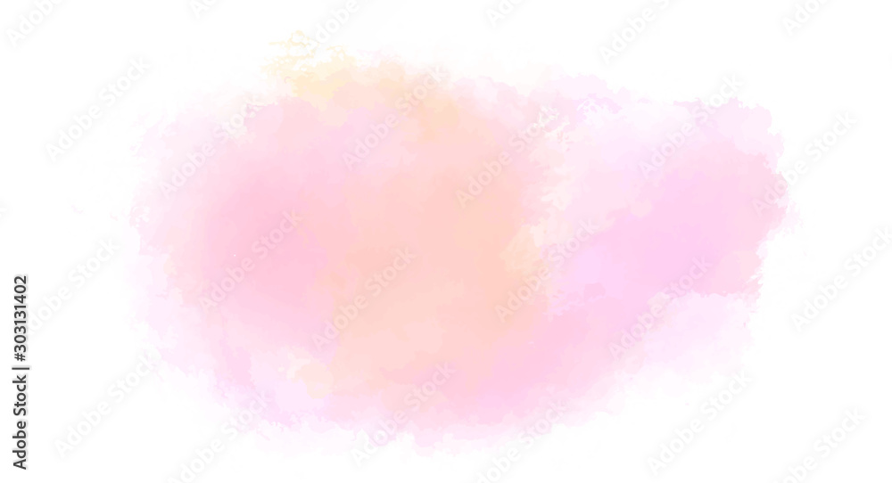 Obraz premium Pink watercolor background for your design, watercolor background concept, vector.