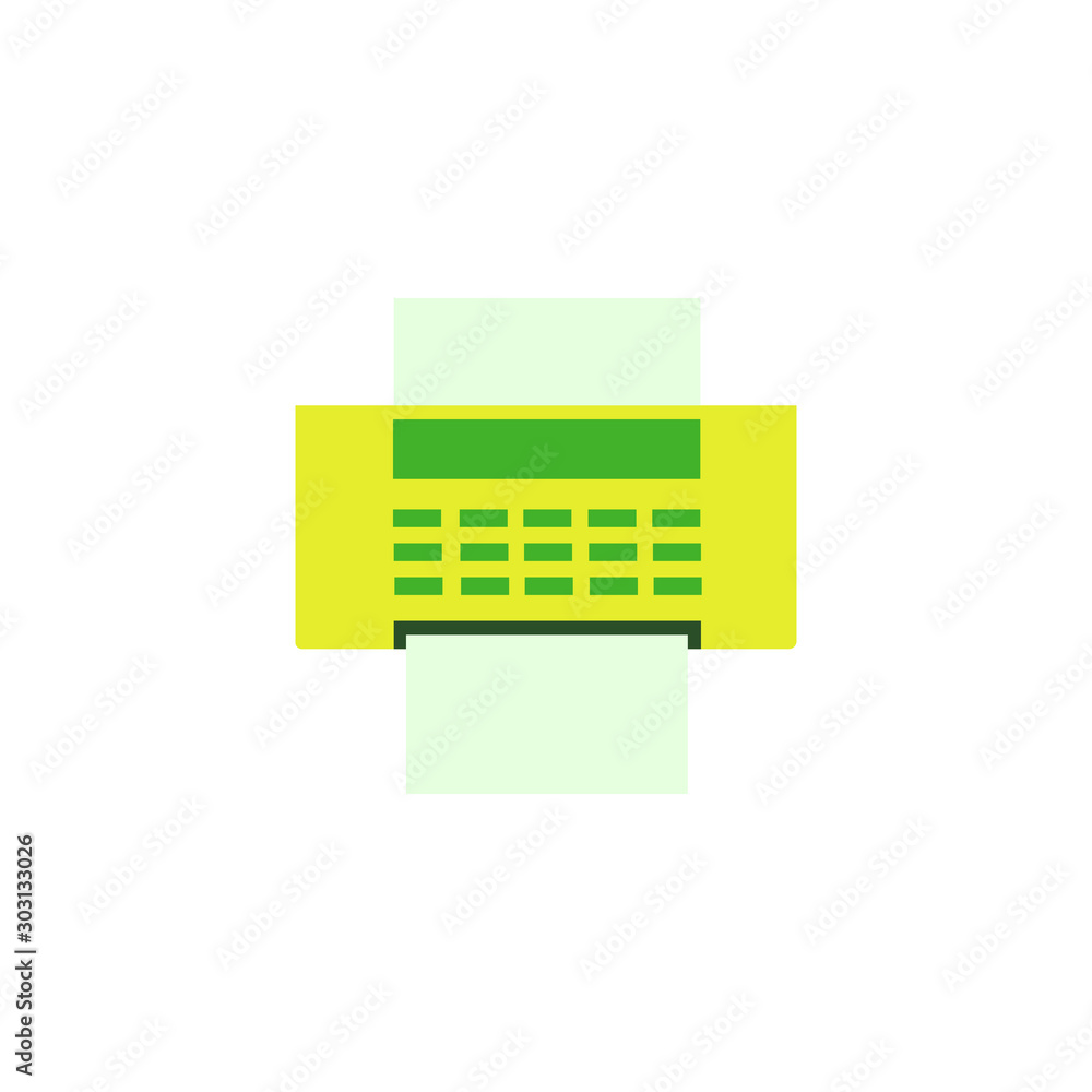 printer icon vector illustration logo template printer icon vector illustration logo template
