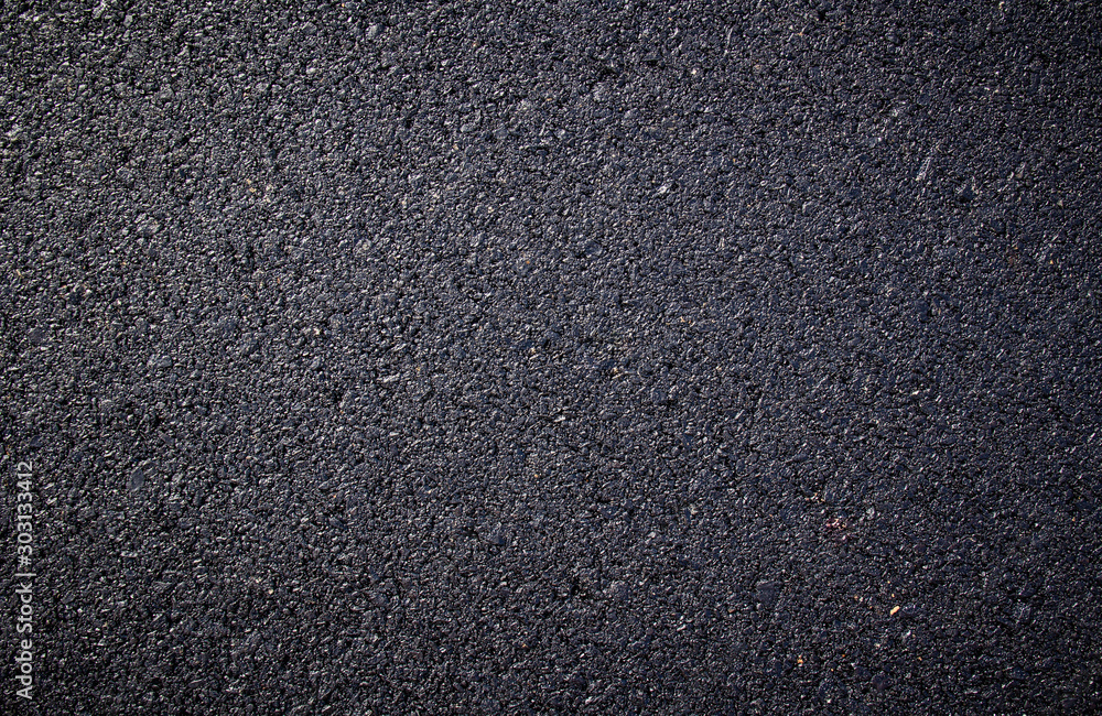 close up of new asphalt road texture - obrazy, fototapety, plakaty 