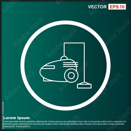 Vaccum cleaner icon for your project