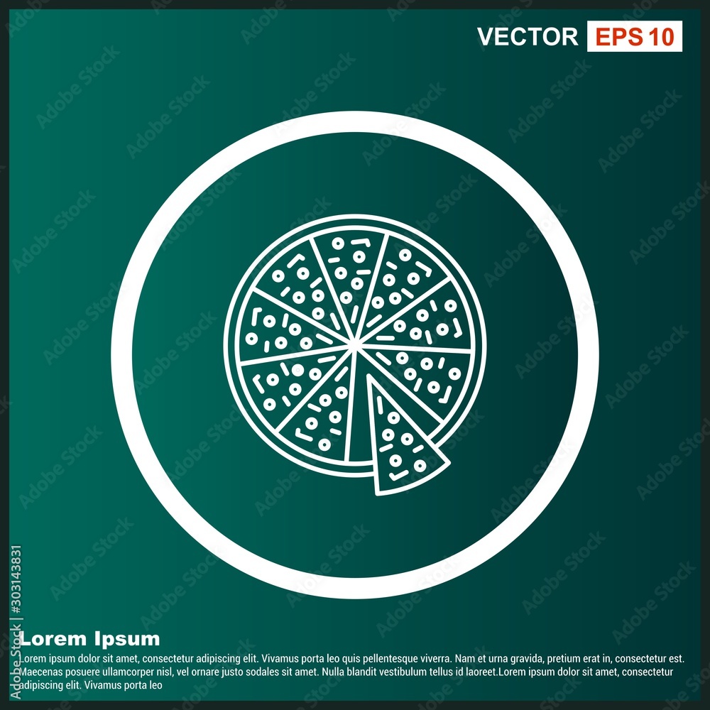 Pizza icon for your project Pizza icon for your project