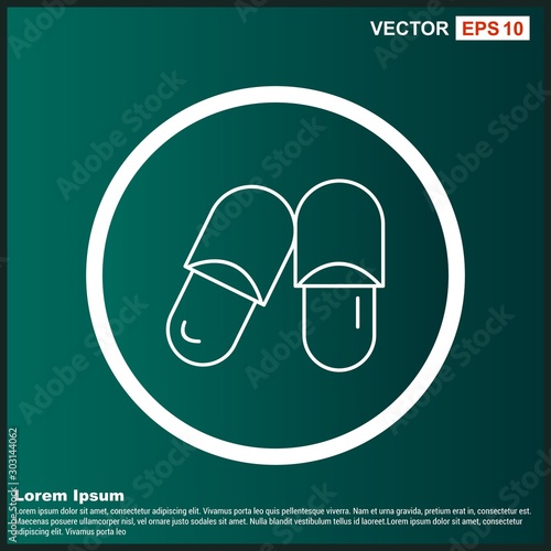 Sandal icon for your project