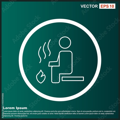 Steam Room icon for your project