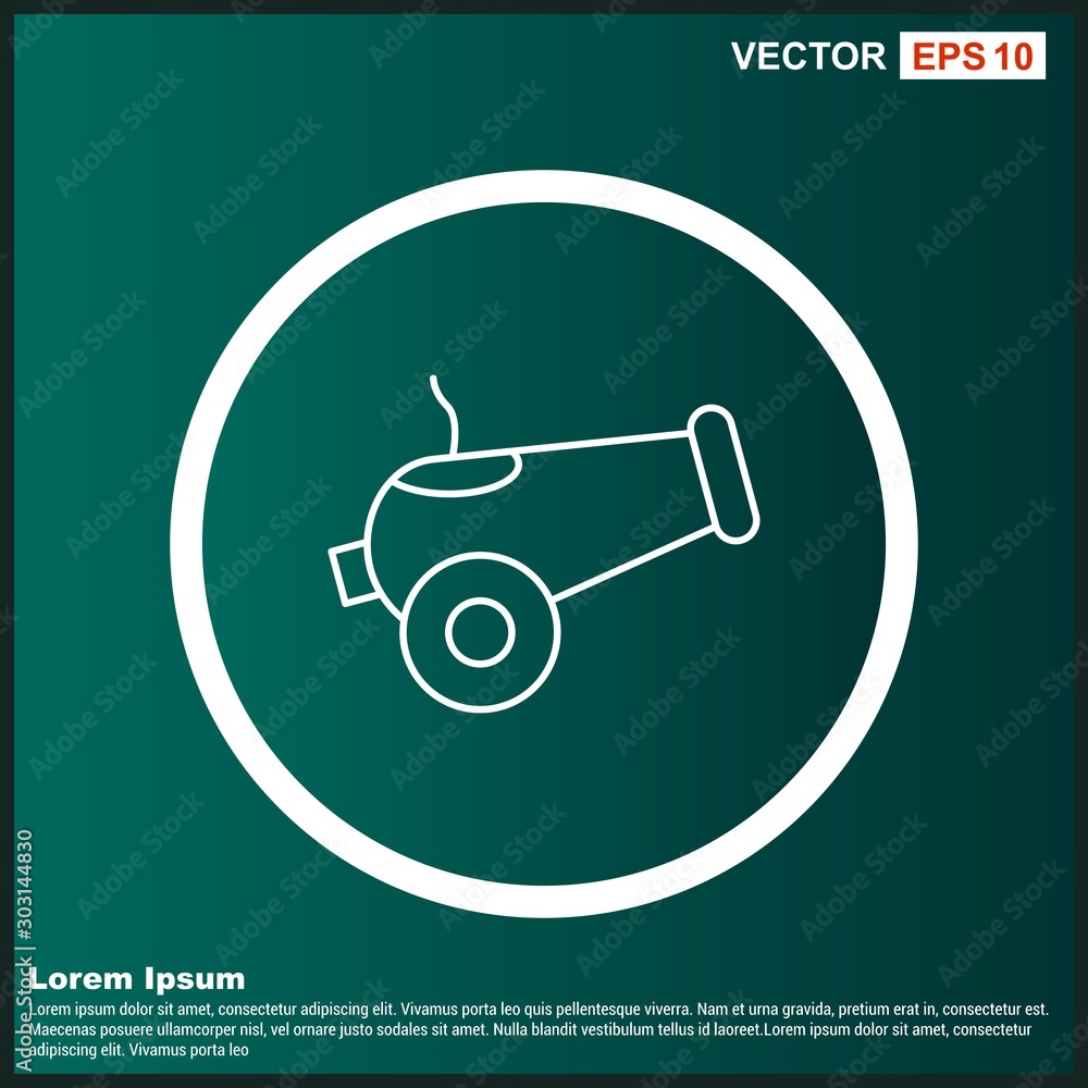 Cannon icon for your project Cannon icon for your project