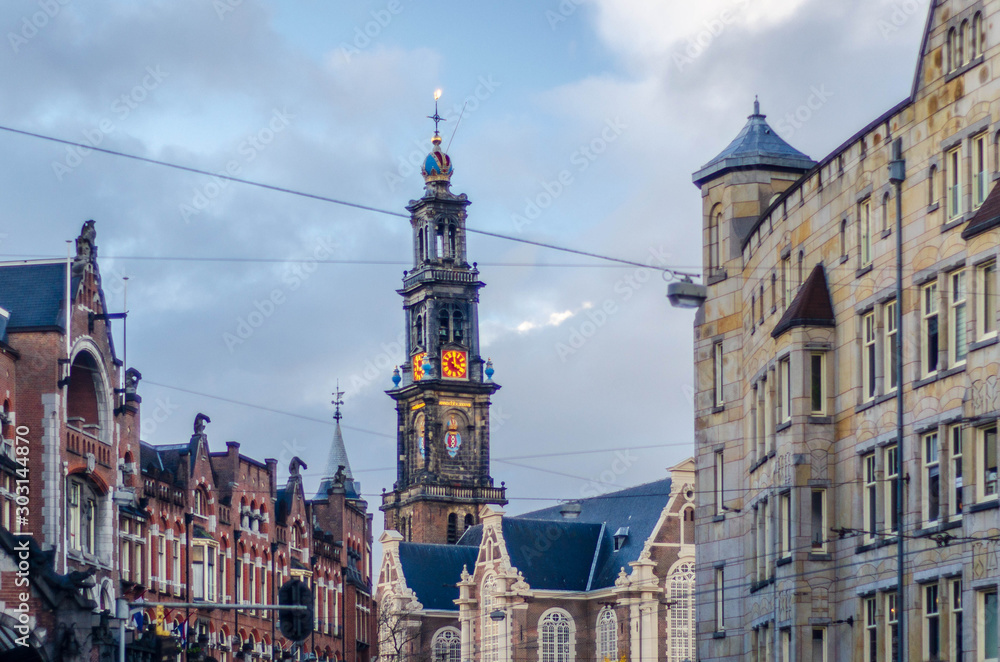 Fototapeta premium An Amsterdam Cityscape