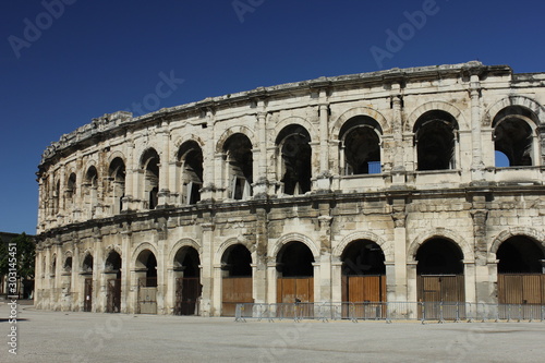 Anfiteatro romano de Nimes (Francia). Plaza de toros.