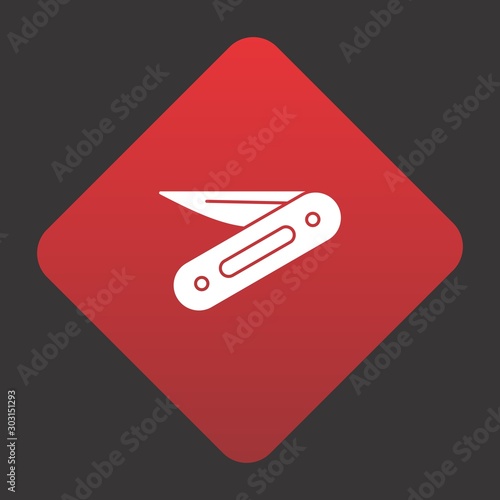 Penknife icon for your project