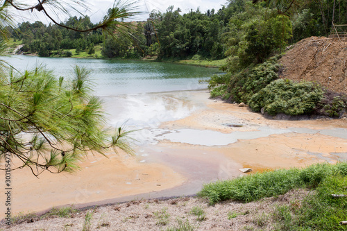 A sulfur lake in north Sulawesi photo