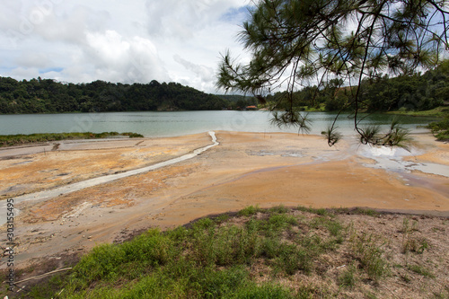 A sulfur lake in north Sulawesi