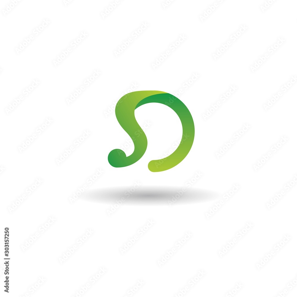 s d letter collection logo