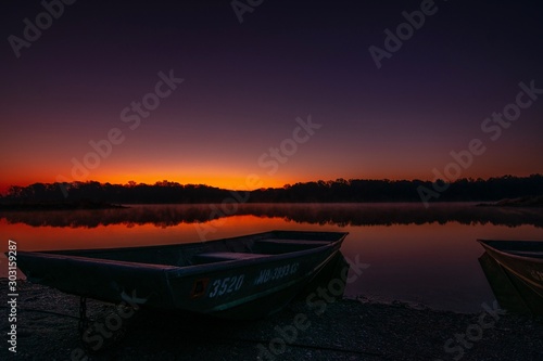 sunset on lake © Kurt