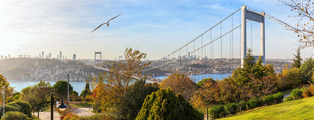 Fatih Sultan Bridge or Second Bosphorus Bridge, Istanbul