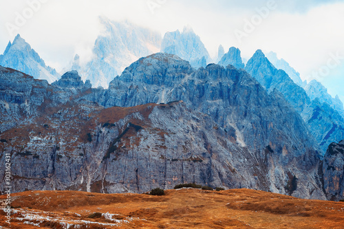 Valley with views of the Dolomites