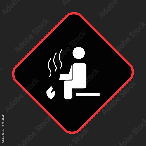 Steam Room icon for your project